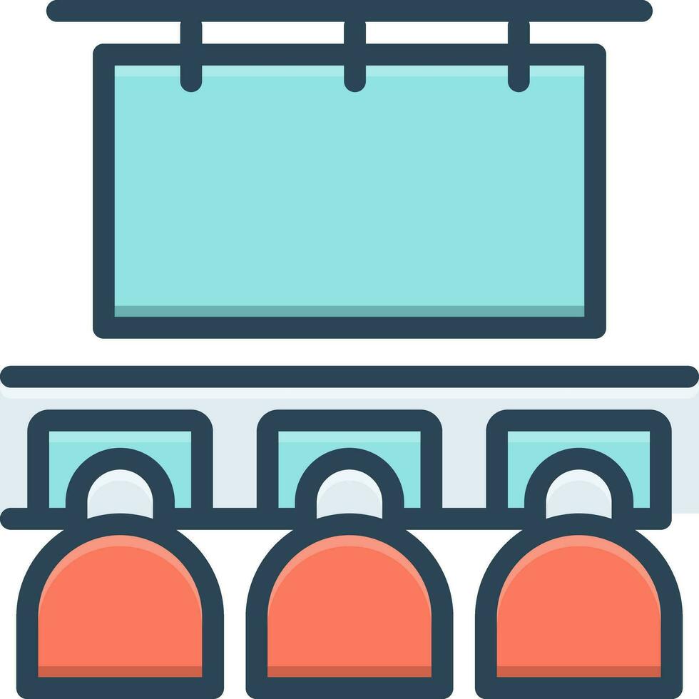 color icon for training vector
