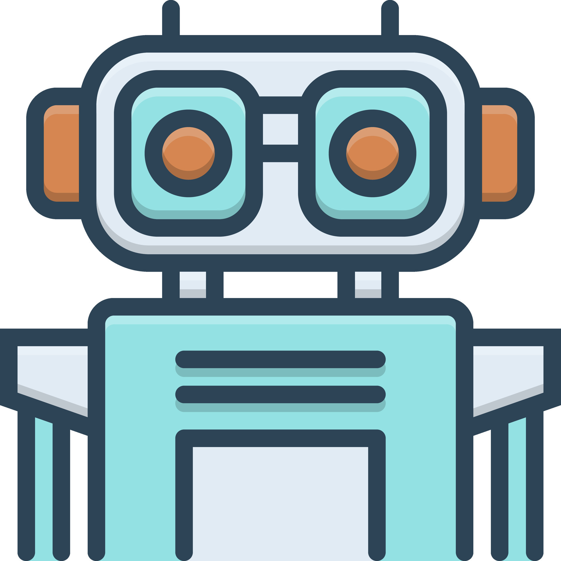 color icon for bot 24871736 Vector Art at Vecteezy