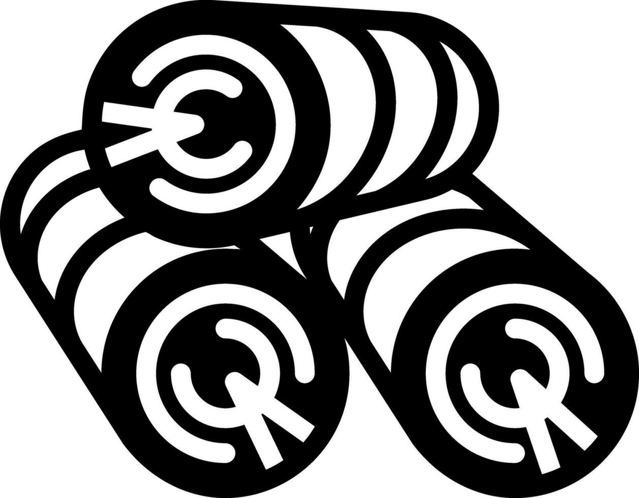solid icon for wood vector