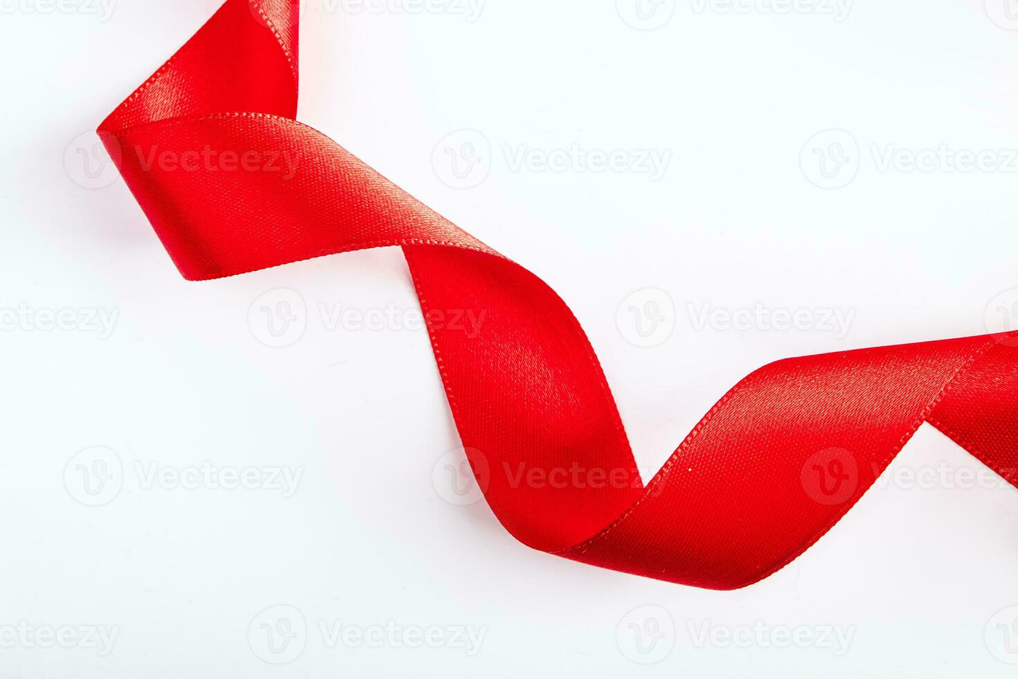 Silk ribbon for wrapping gifts. photo