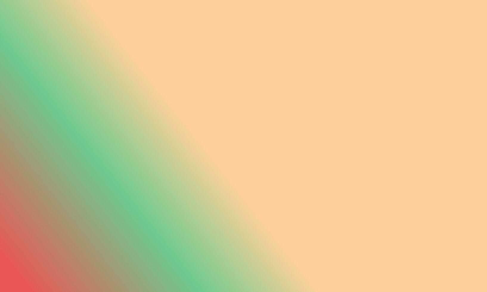 Design simple peach,green and red gradient color illustration background photo