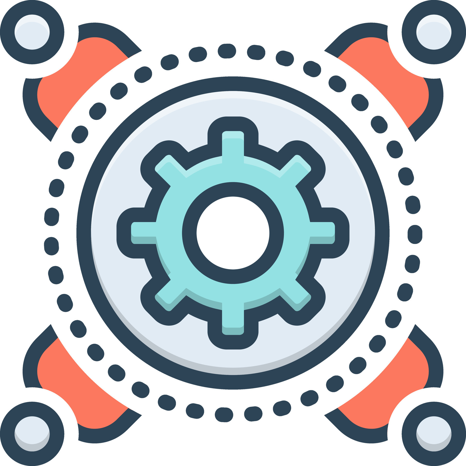 color icon for enablement 24872381 Vector Art at Vecteezy