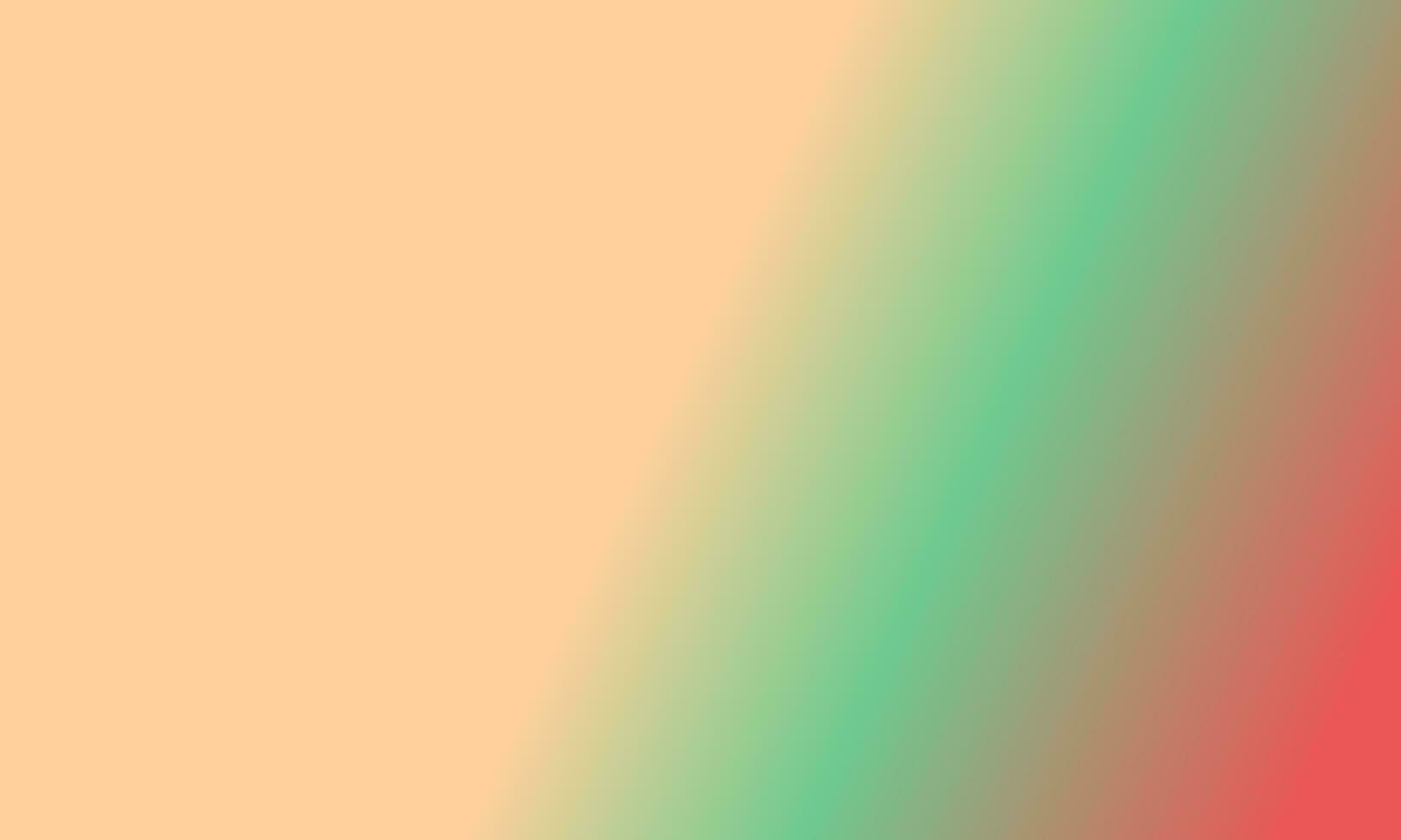 Design simple peach,green and red gradient color illustration background photo