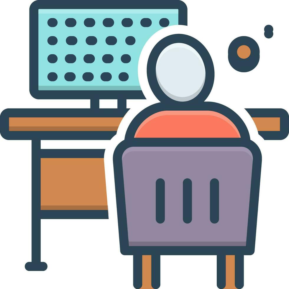 color icon for decipher vector