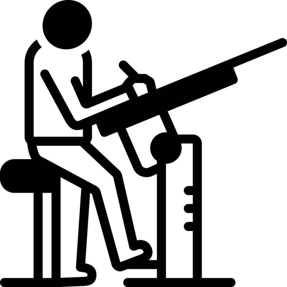 solid icon for draughtsman vector