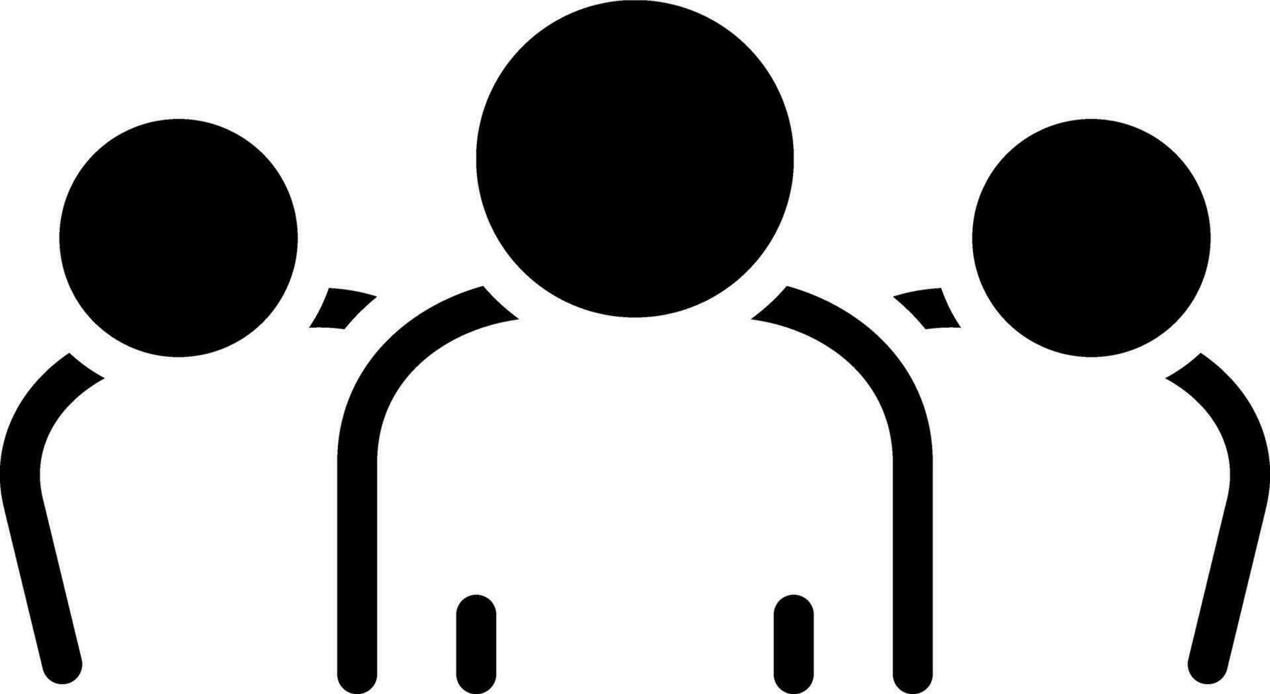 solid icon for misfit vector