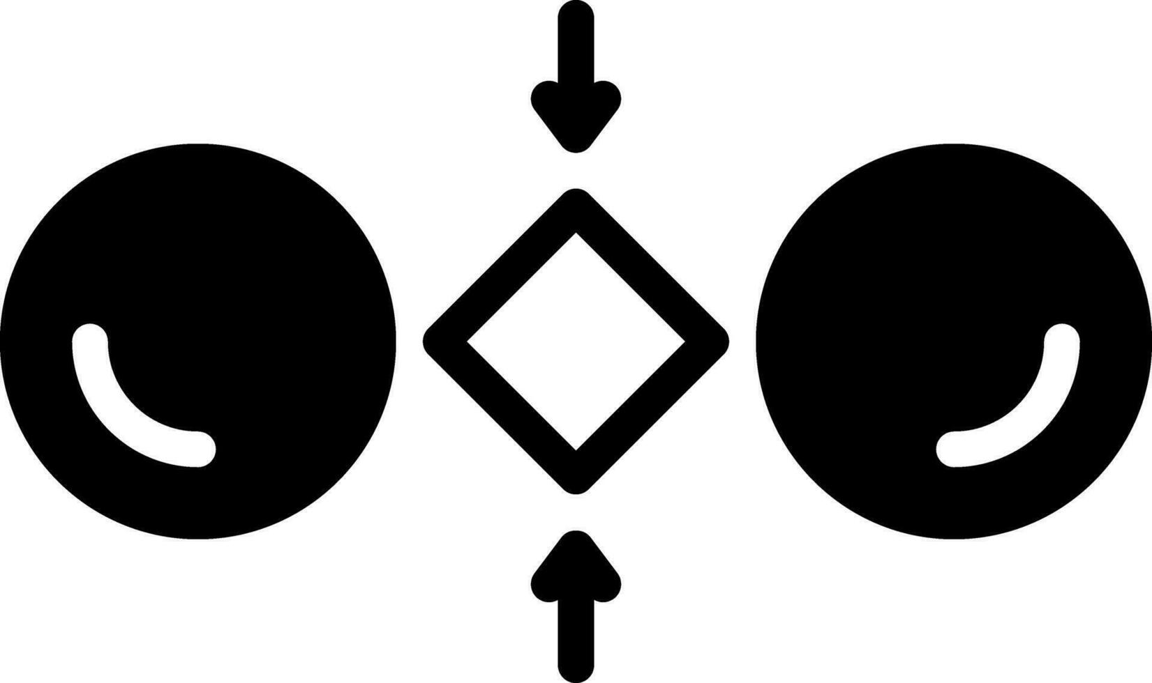 solid icon for amongst vector