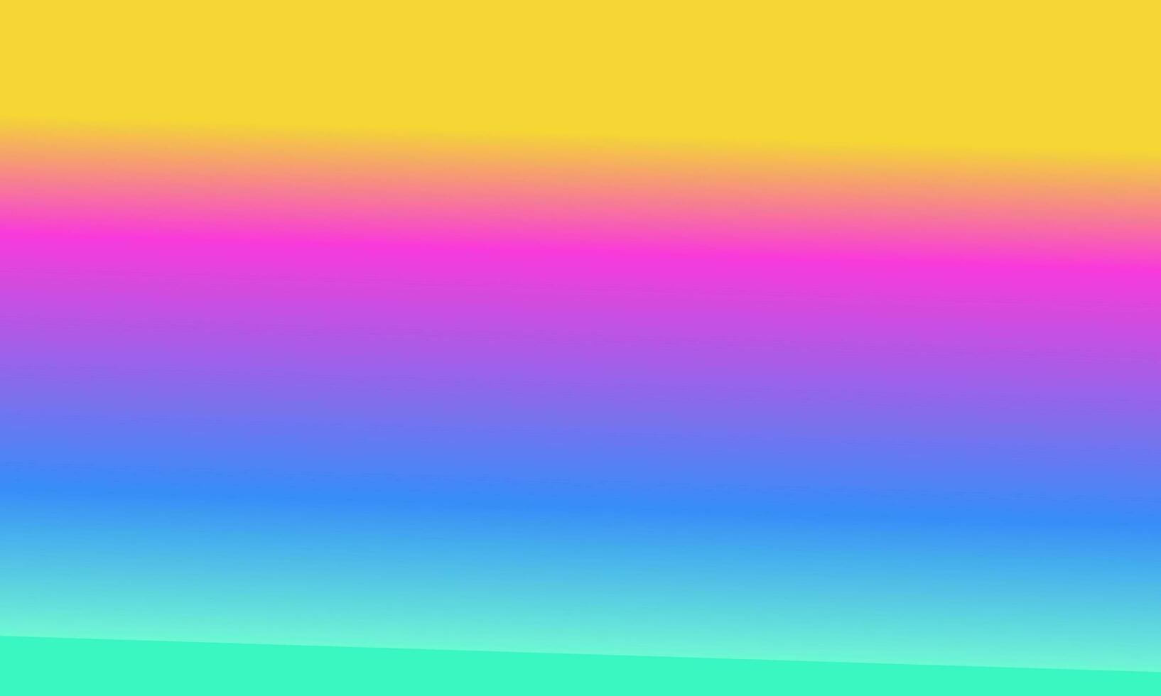 Design simple cyan,blue,yellow and pink gradient color illustration background photo