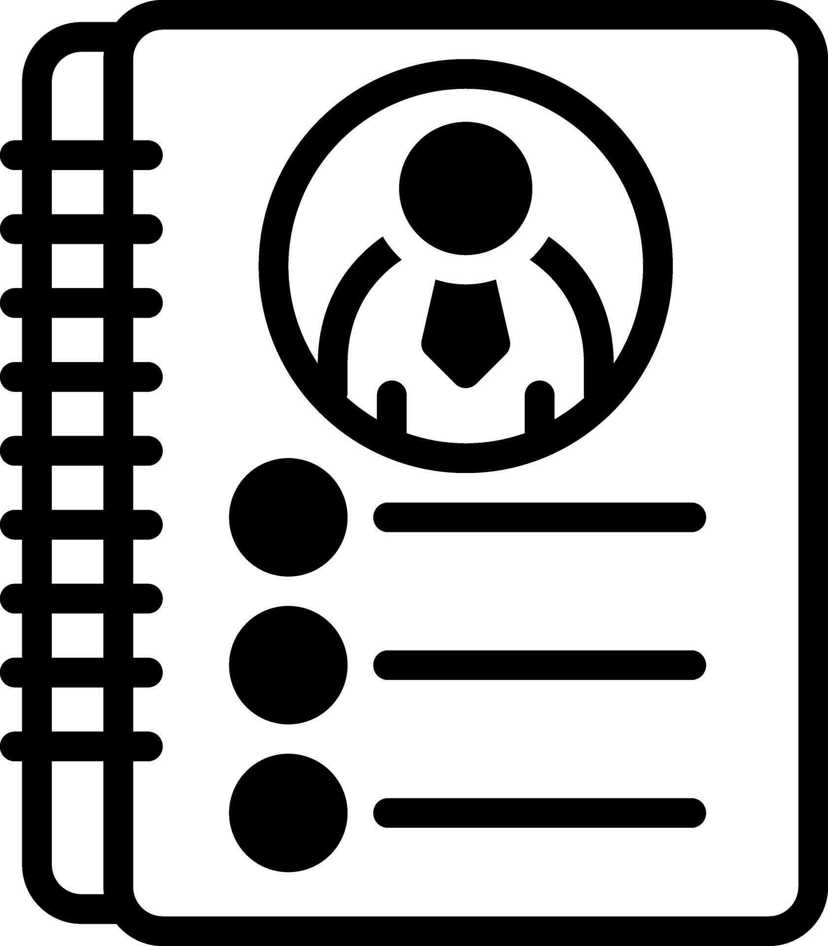 solid icon for contacts 24875082 Vector Art at Vecteezy