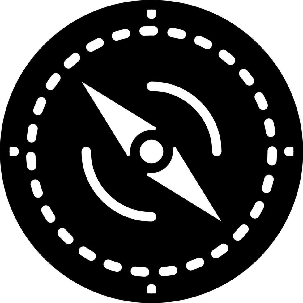 solid icon for compass 24875093 Vector Art at Vecteezy