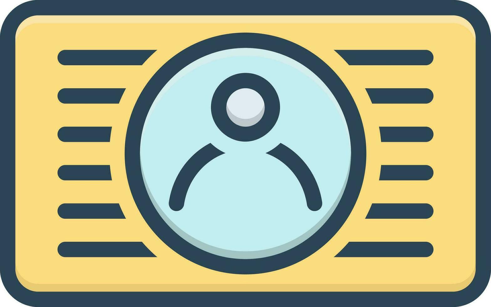 color icon for license vector
