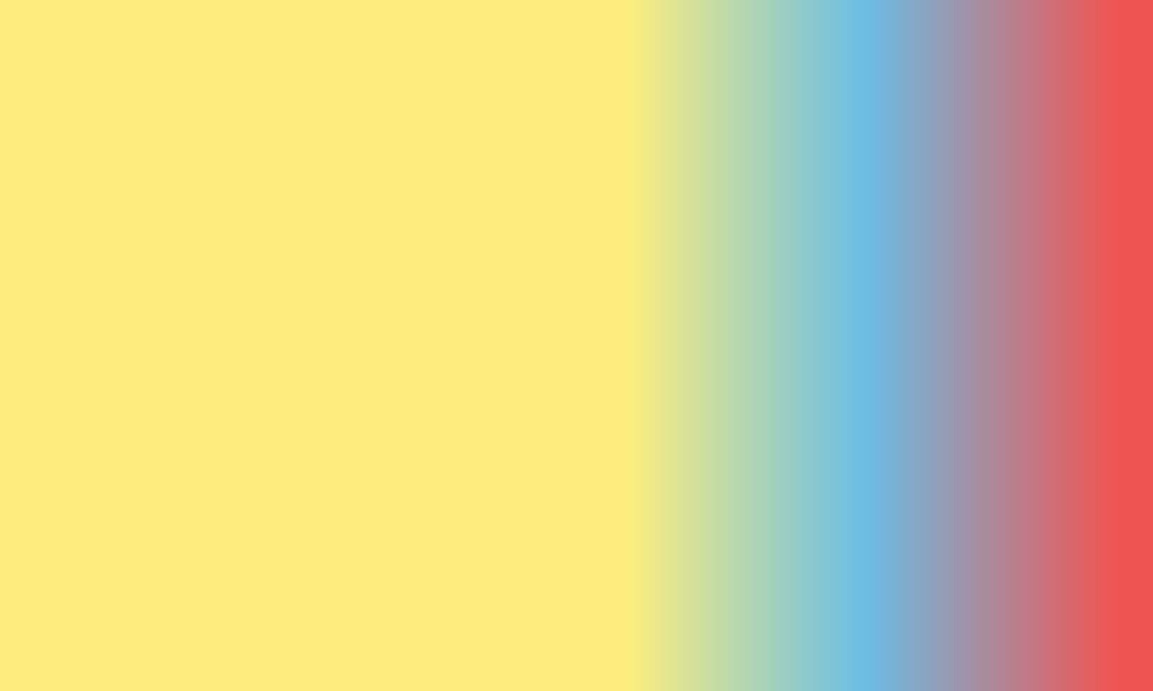 Design simple pastel yellow,blue and red gradient color illustration