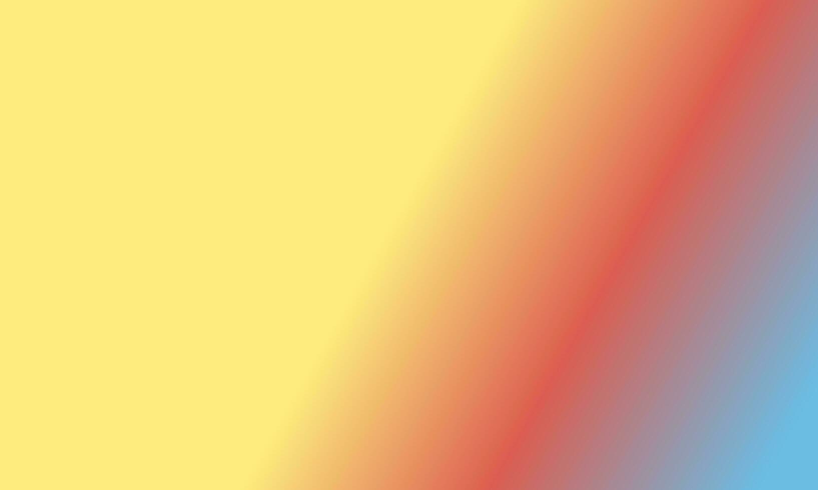 Design simple pastel yellow,blue and red gradient color illustration background photo