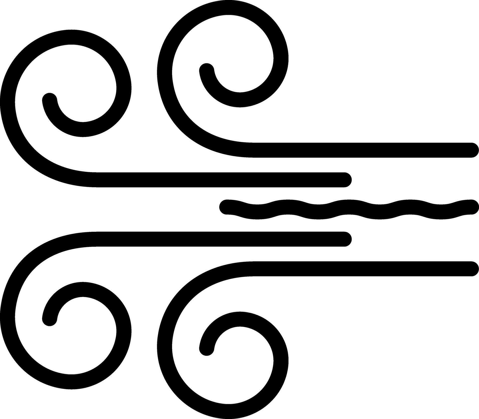 solid icon for wind 24877349 Vector Art at Vecteezy