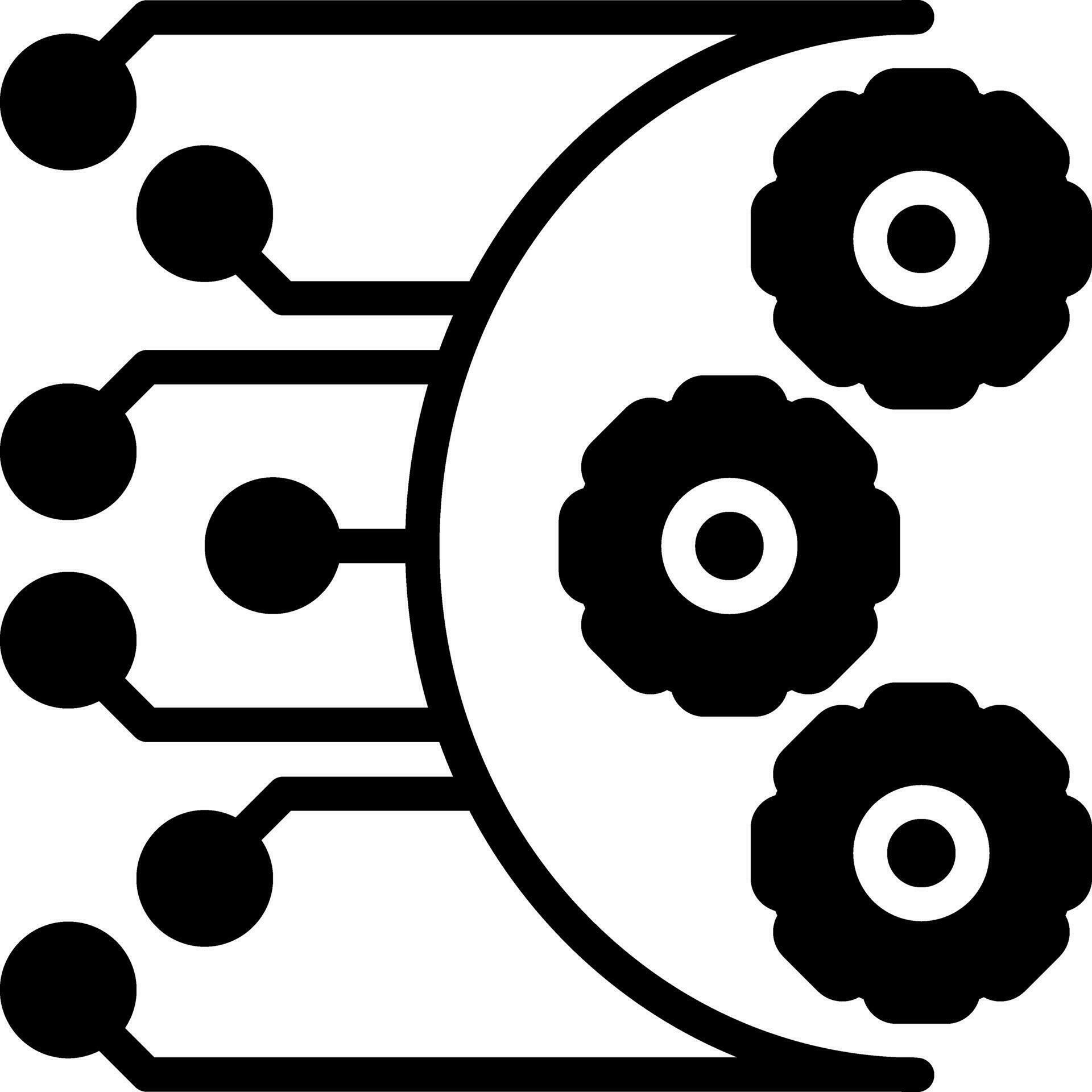 solid icon for network workflow 24877371 Vector Art at Vecteezy