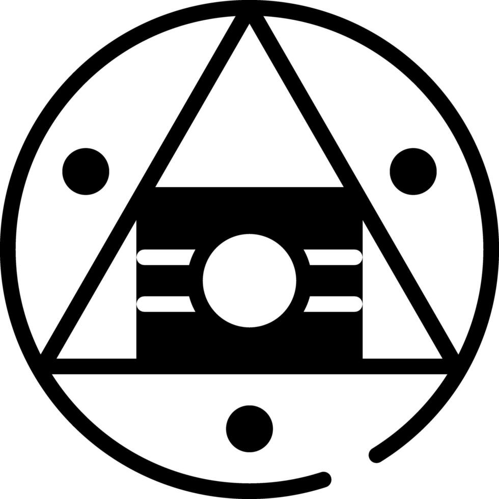 solid icon for hermetic vector