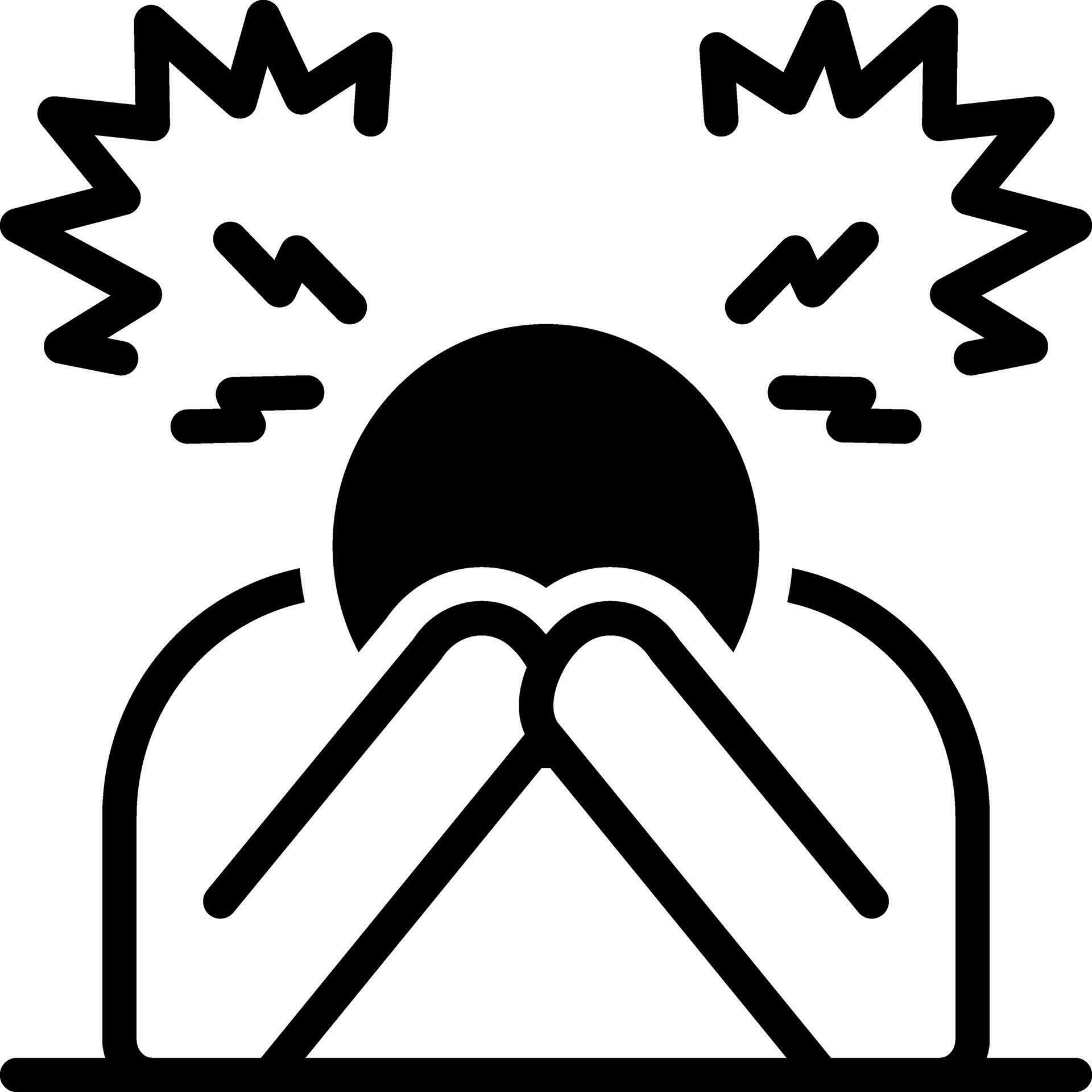 solid icon for despair 24877583 Vector Art at Vecteezy