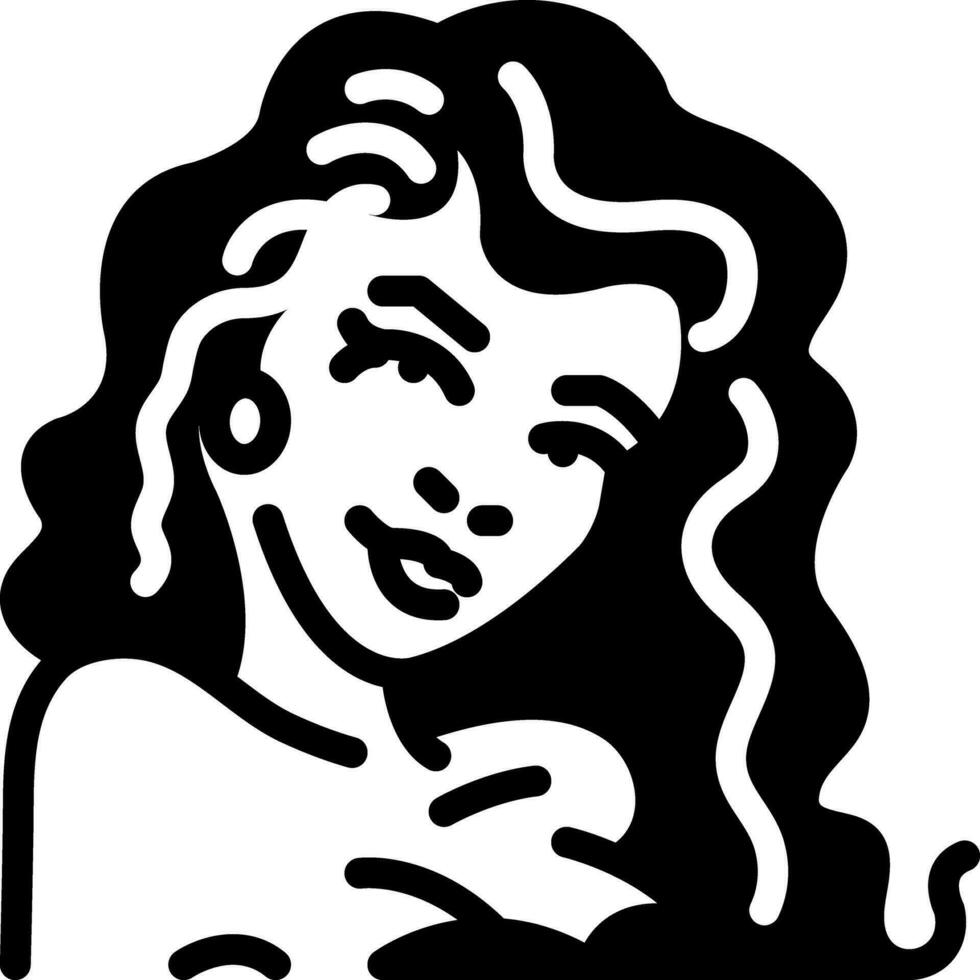 solid icon for burlesque vector