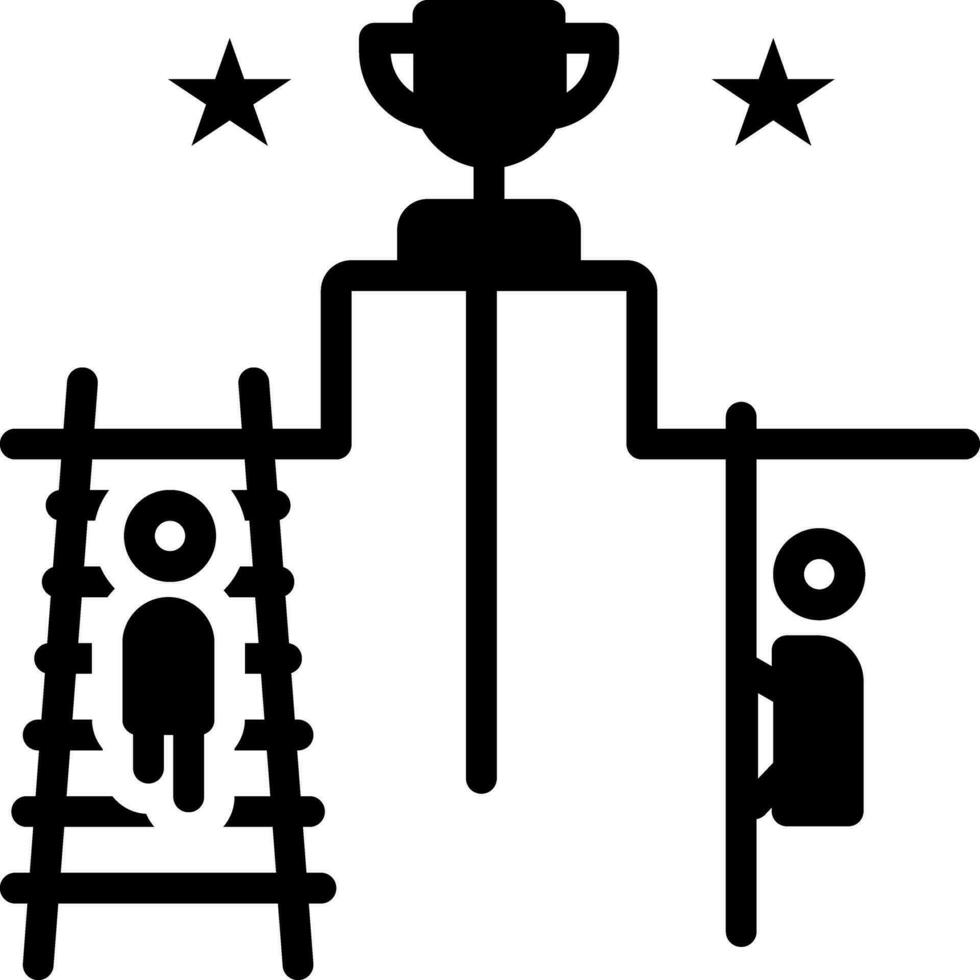 solid icon for competition vector