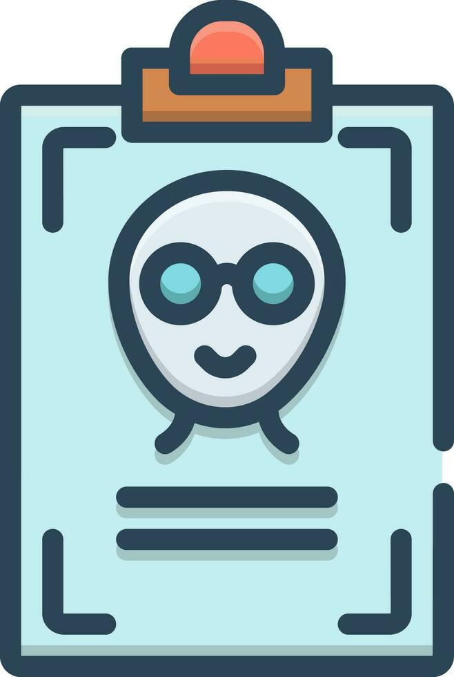 color icon for name vector