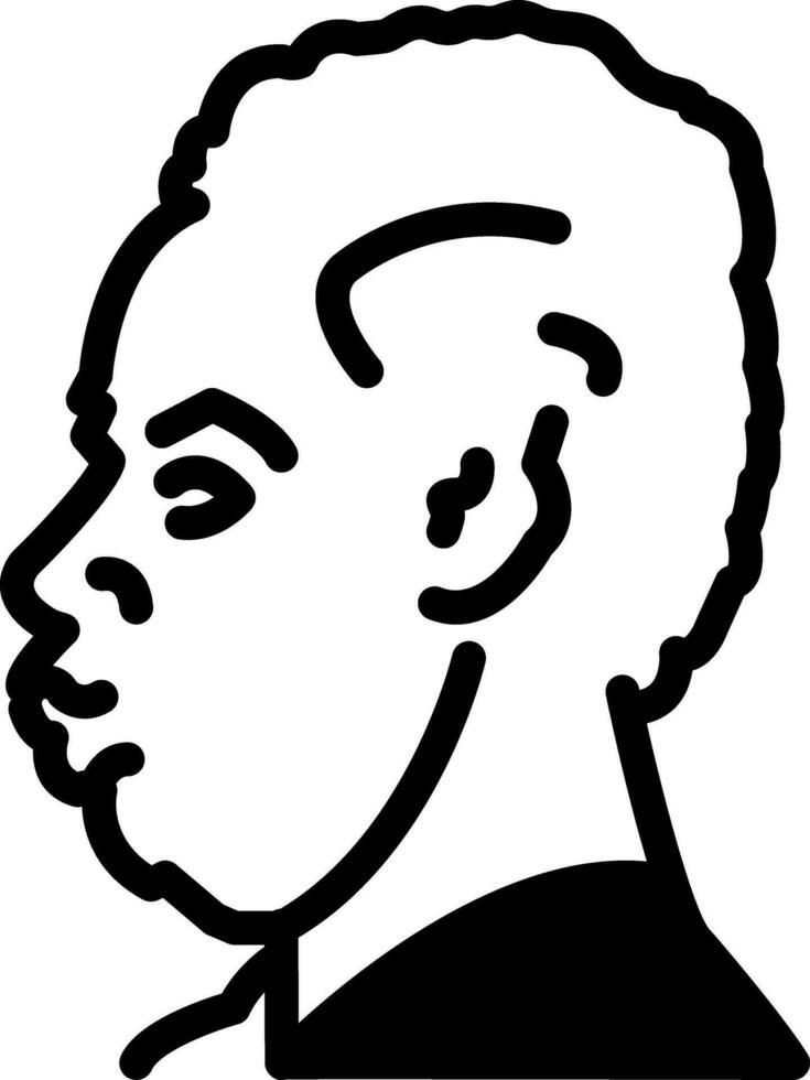 solid icon for dane vector