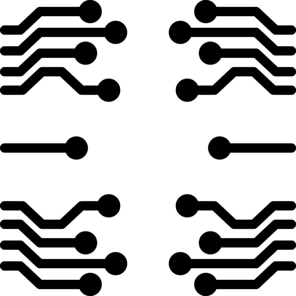 solid icon for it vector