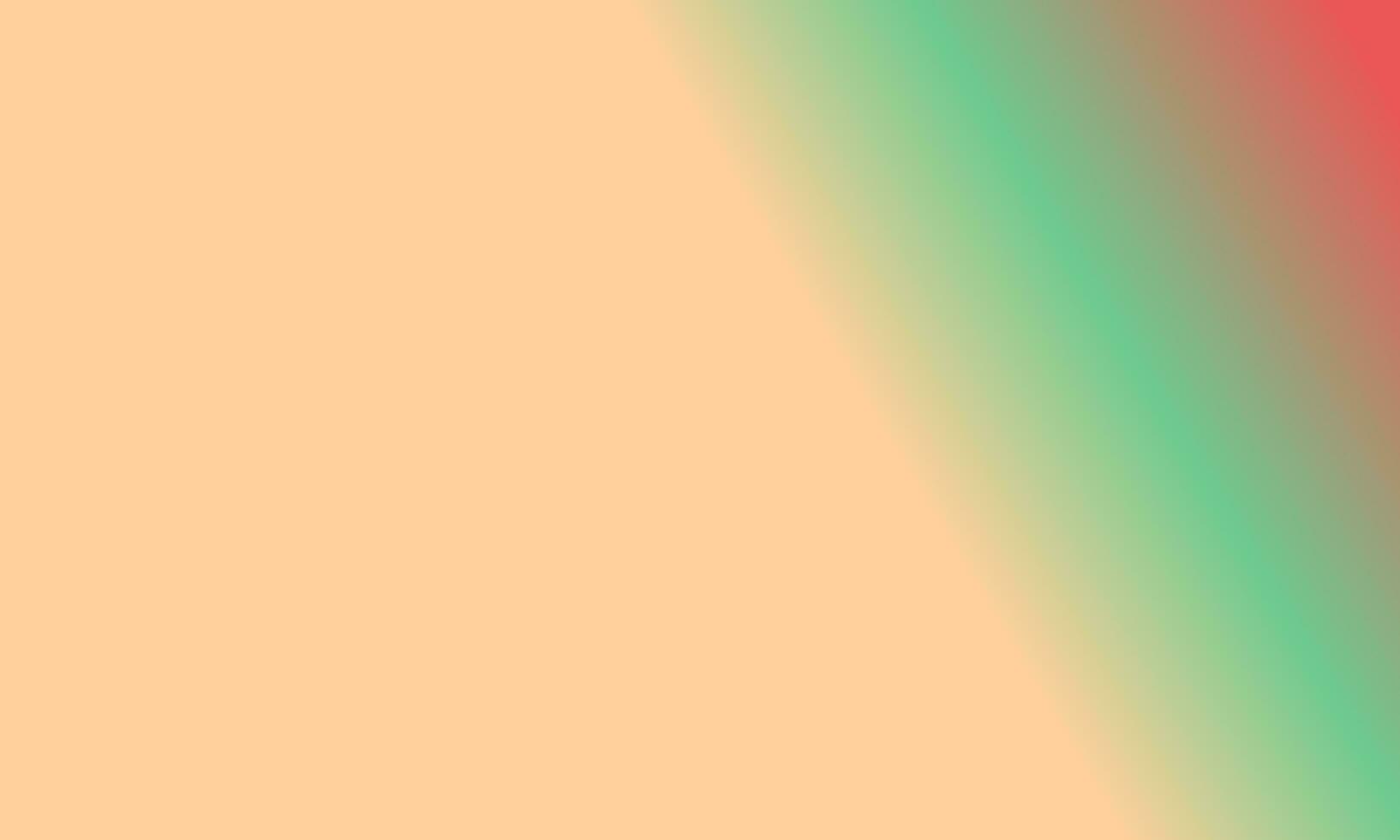 Design simple peach,green and red gradient color illustration background photo