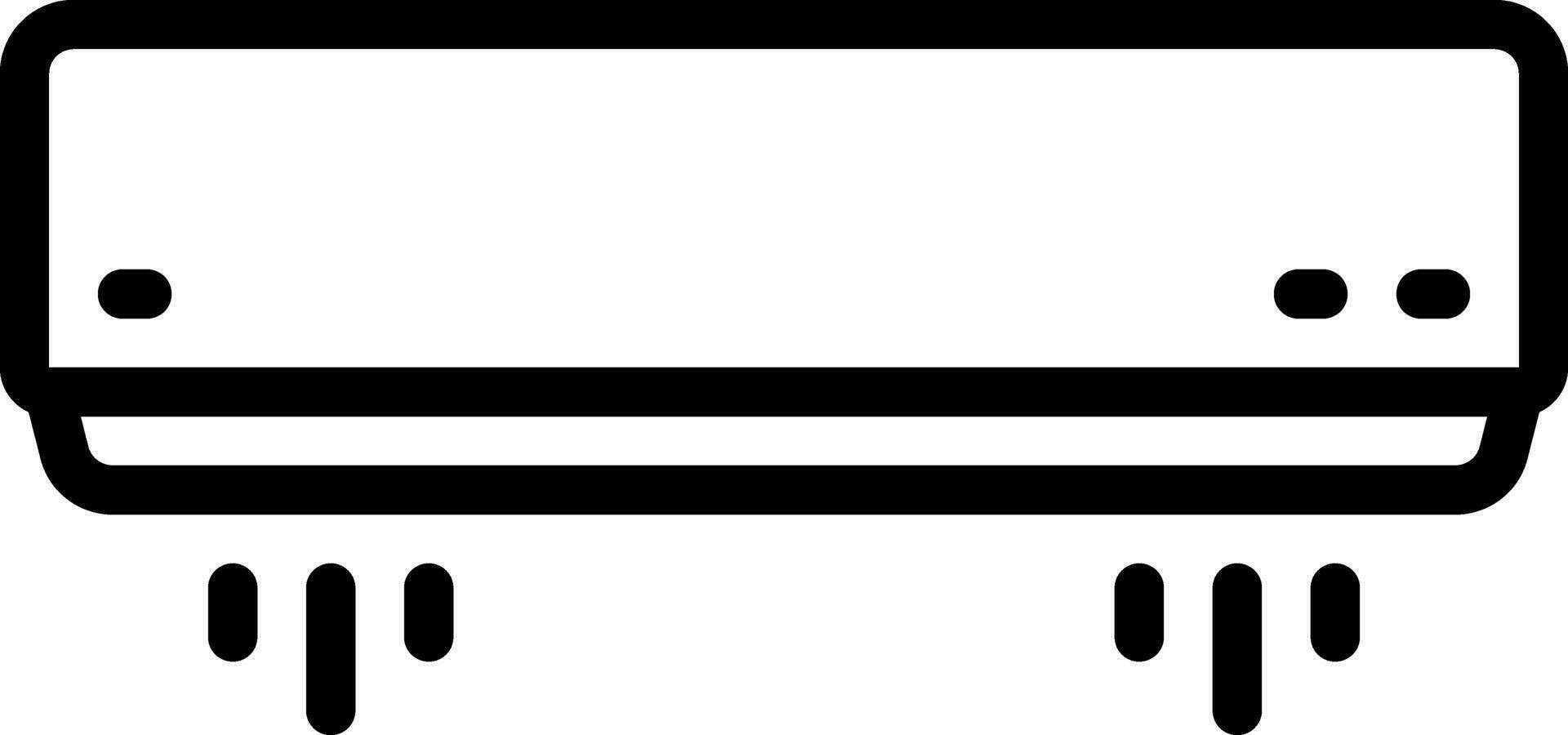 line icon for ac vector