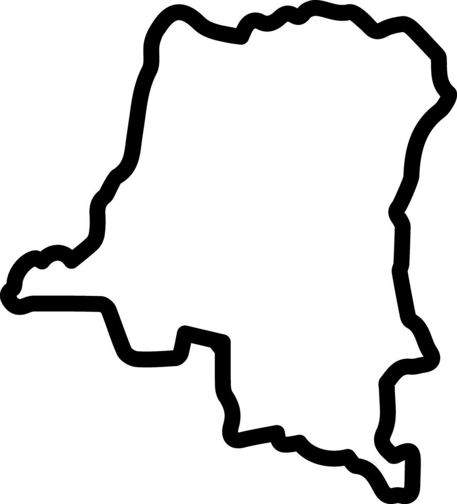 line icon for congo vector