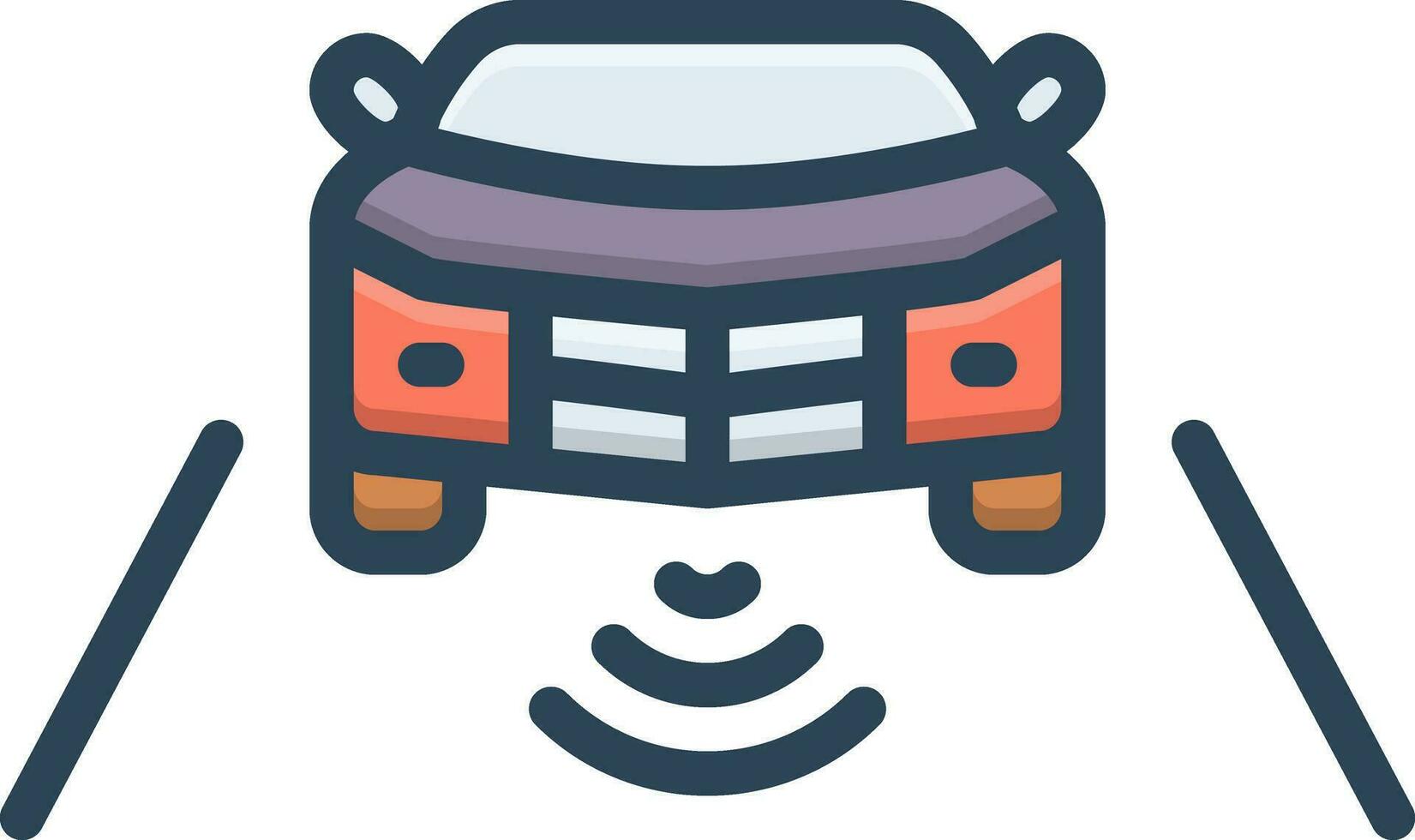 color icon for acc vector