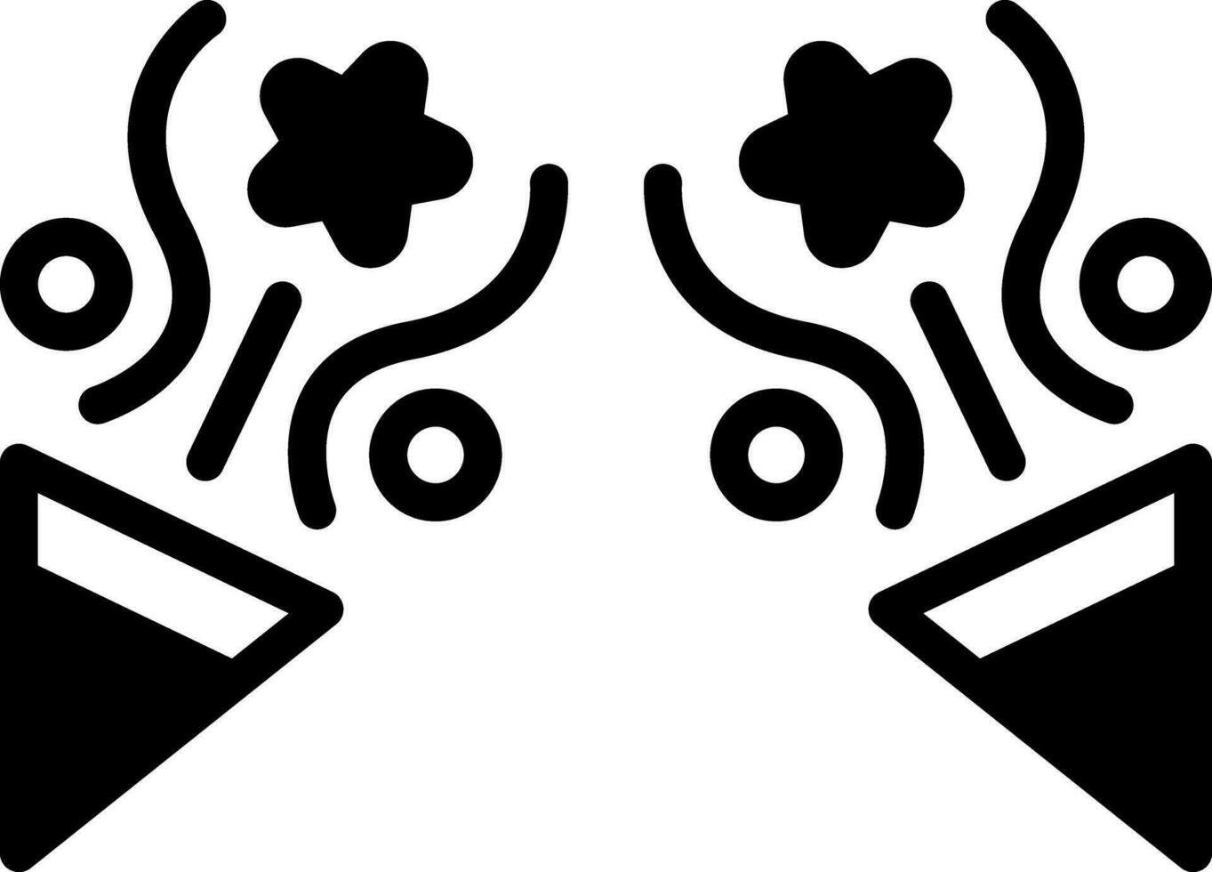 solid icon for party vector