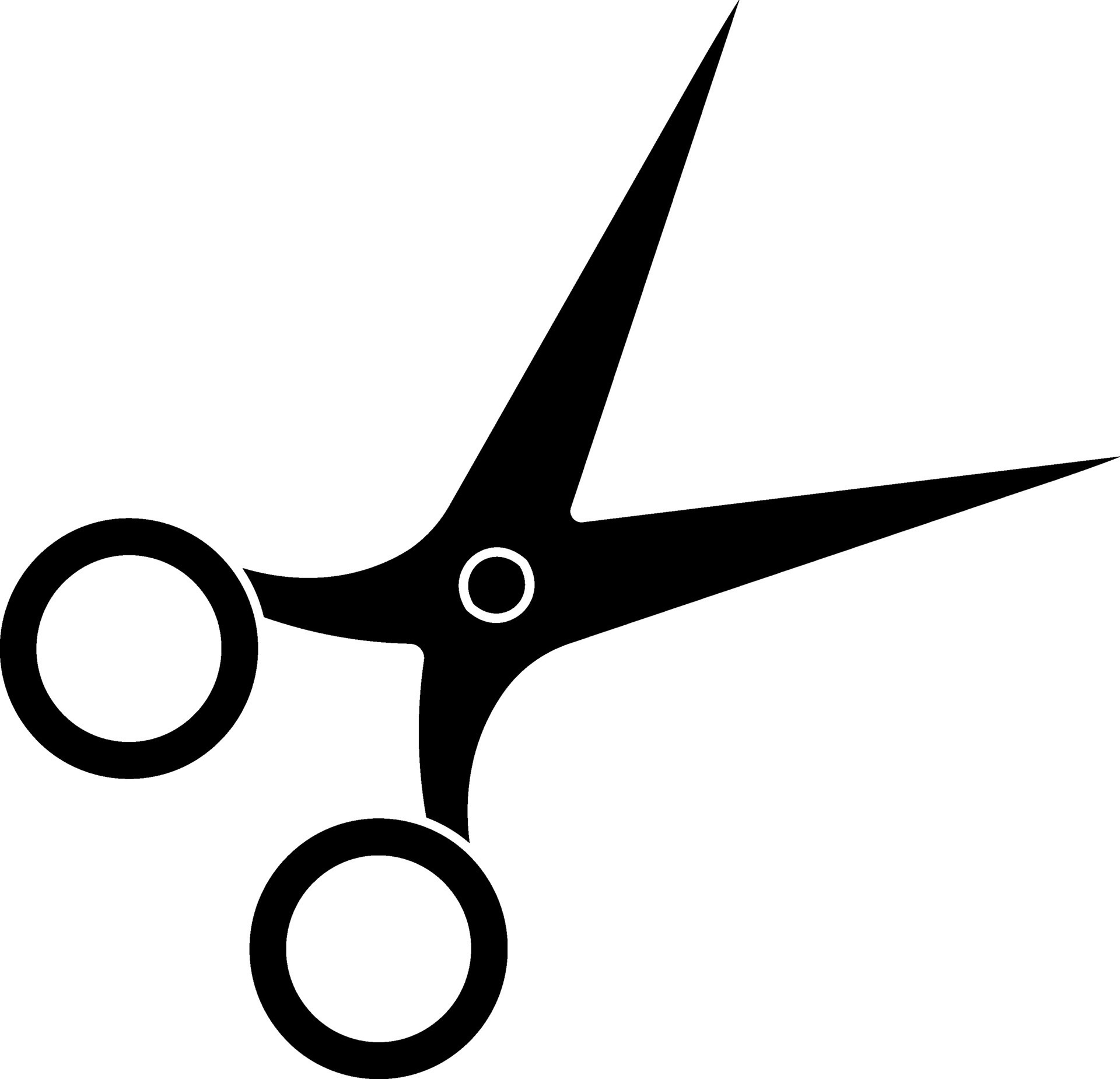 Black scissor on white background. 24881808 Vector Art at Vecteezy