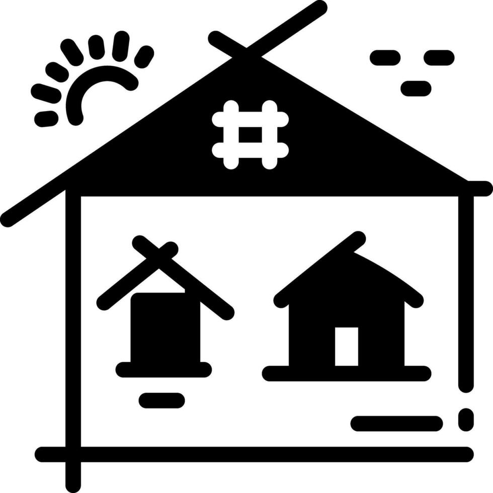 solid icon for roughly vector