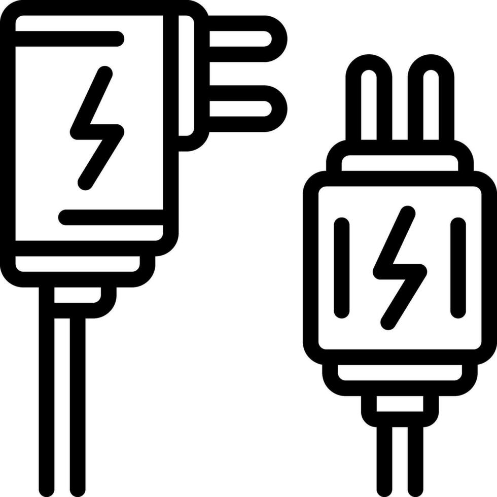 line icon for adapters vector