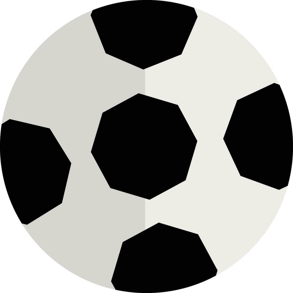Flat style illustration of a ball. vector