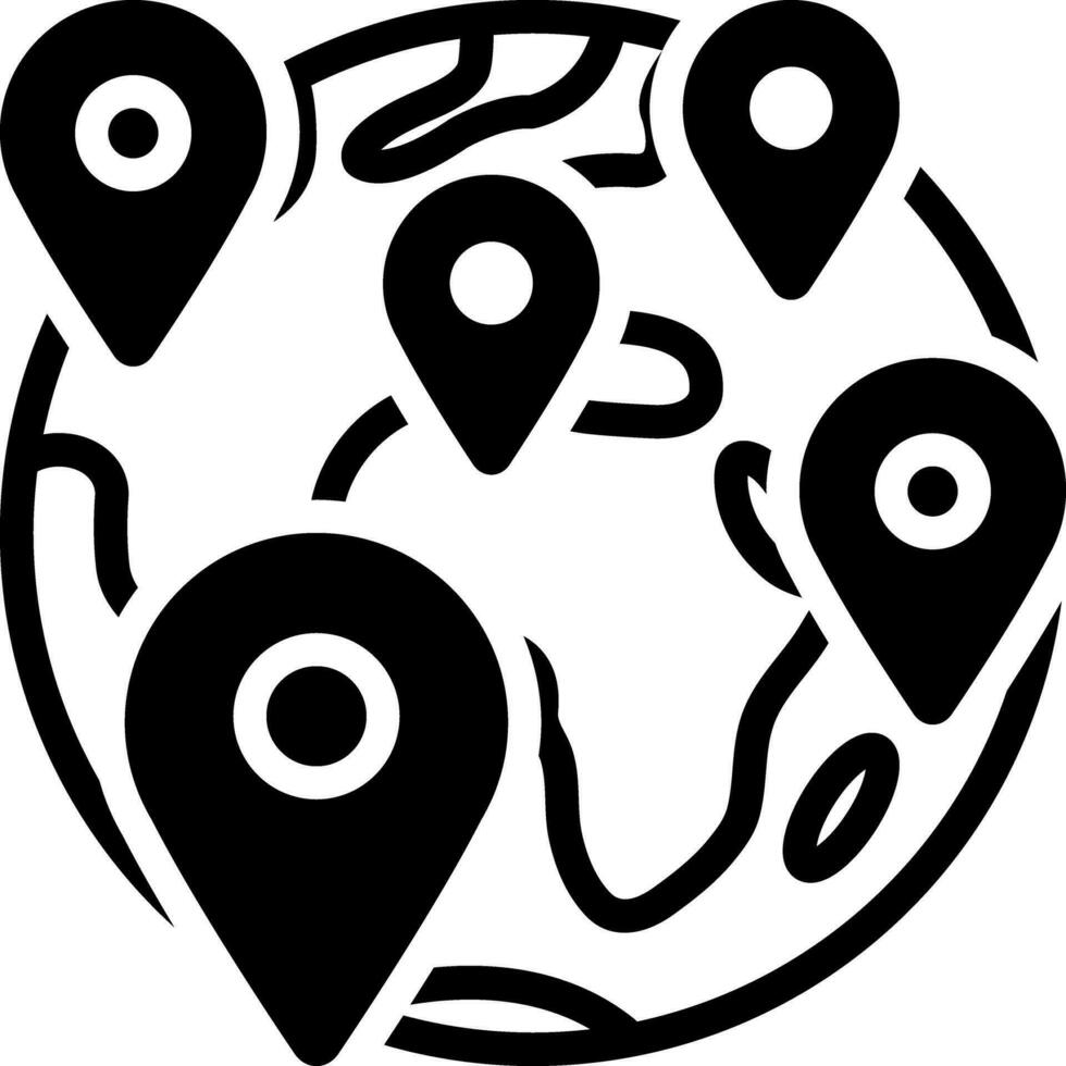 solid icon for anywhere vector