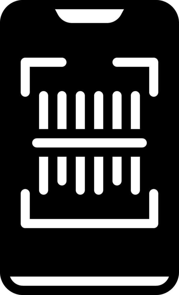 solid icon for scan vector