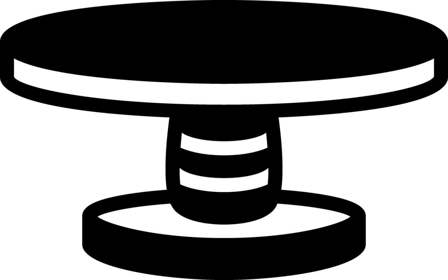 solid icon for table vector