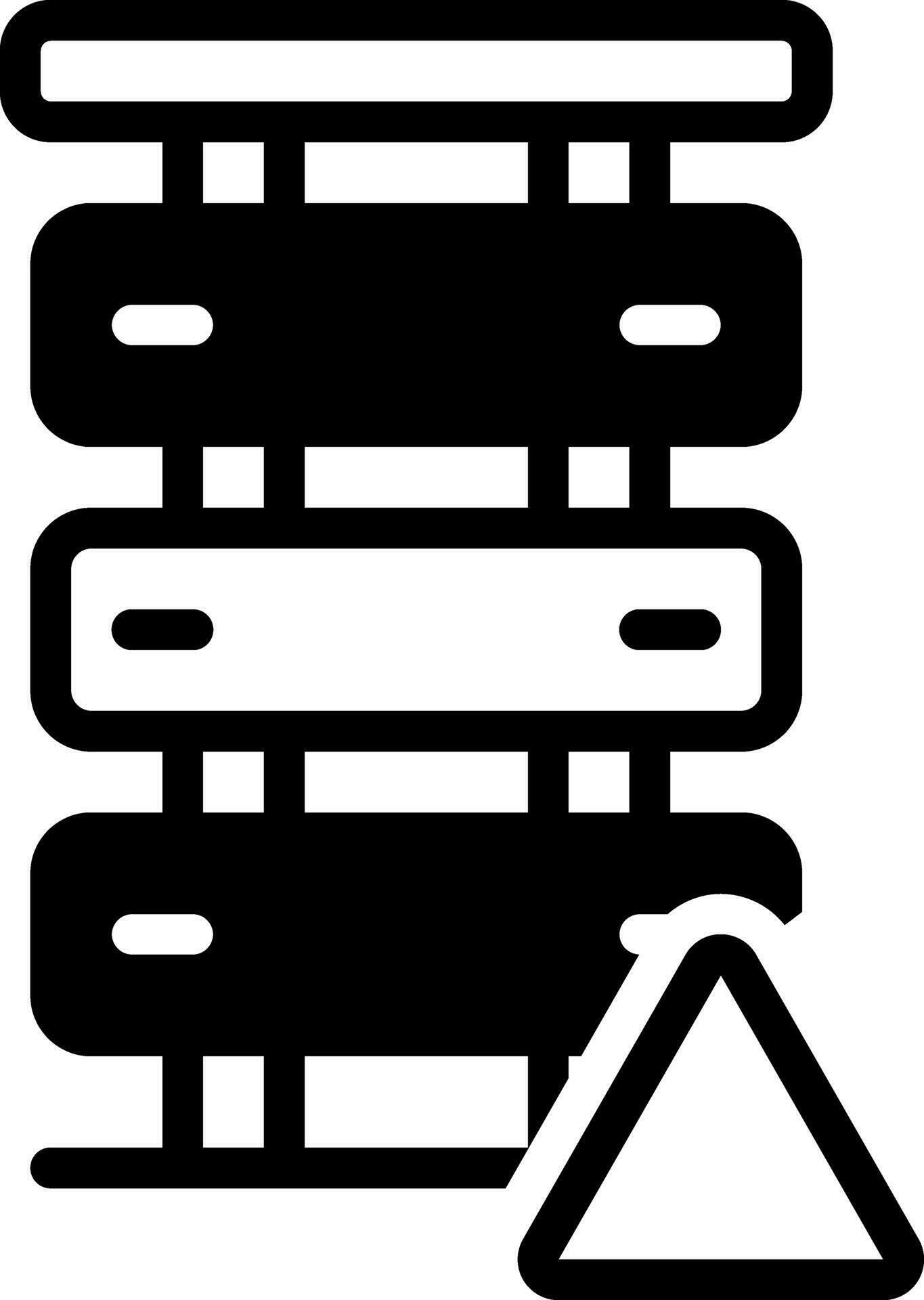 solid icon for server error 24882657 Vector Art at Vecteezy