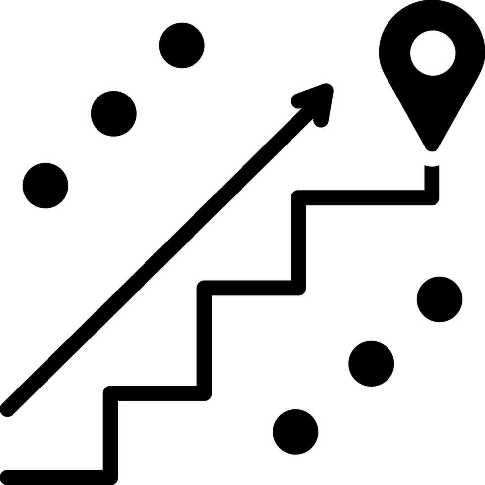 solid icon for endpoints vector