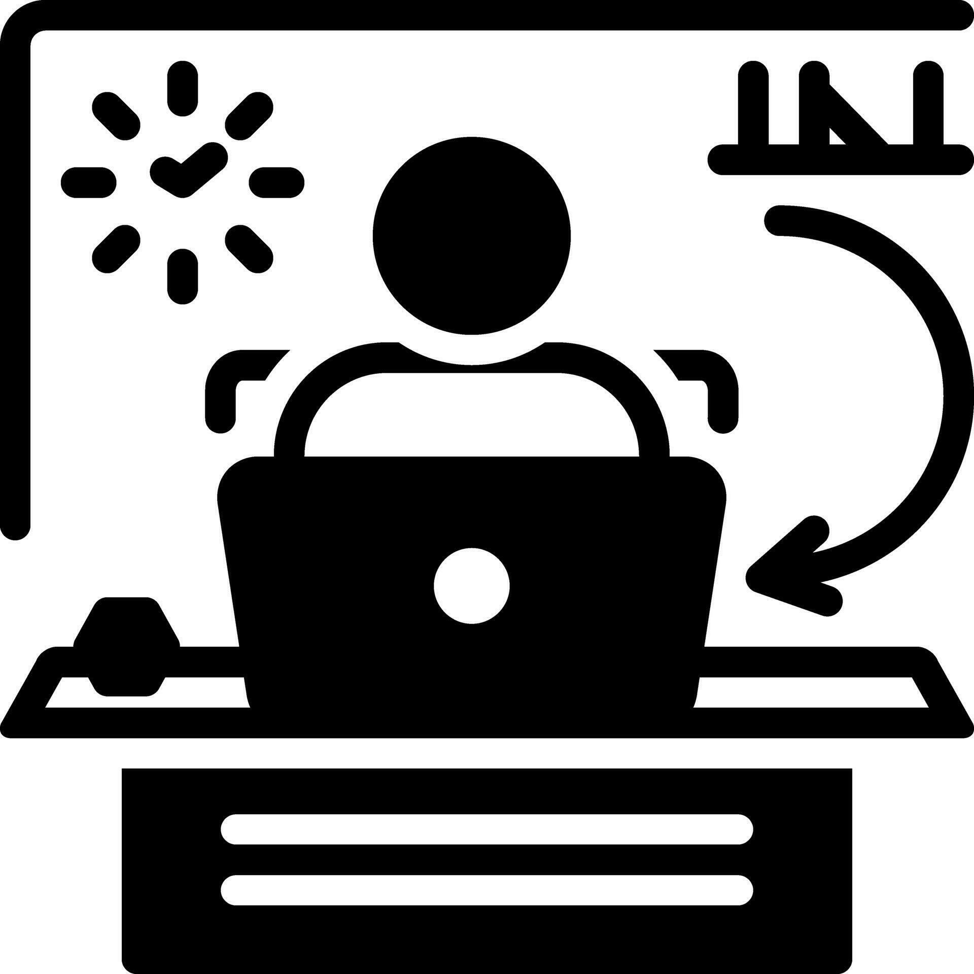 solid icon for back office 24883623 Vector Art at Vecteezy