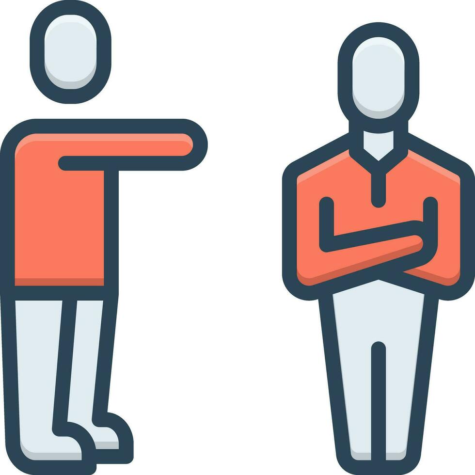 color icon for him vector
