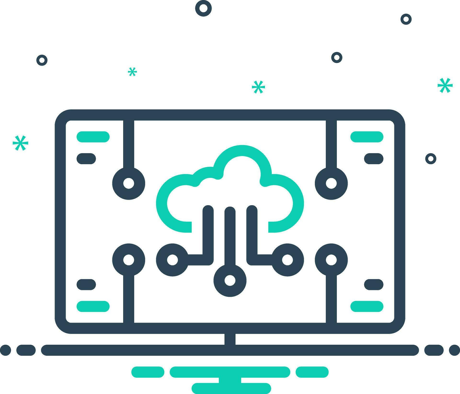 mix icon for computing 24883912 Vector Art at Vecteezy