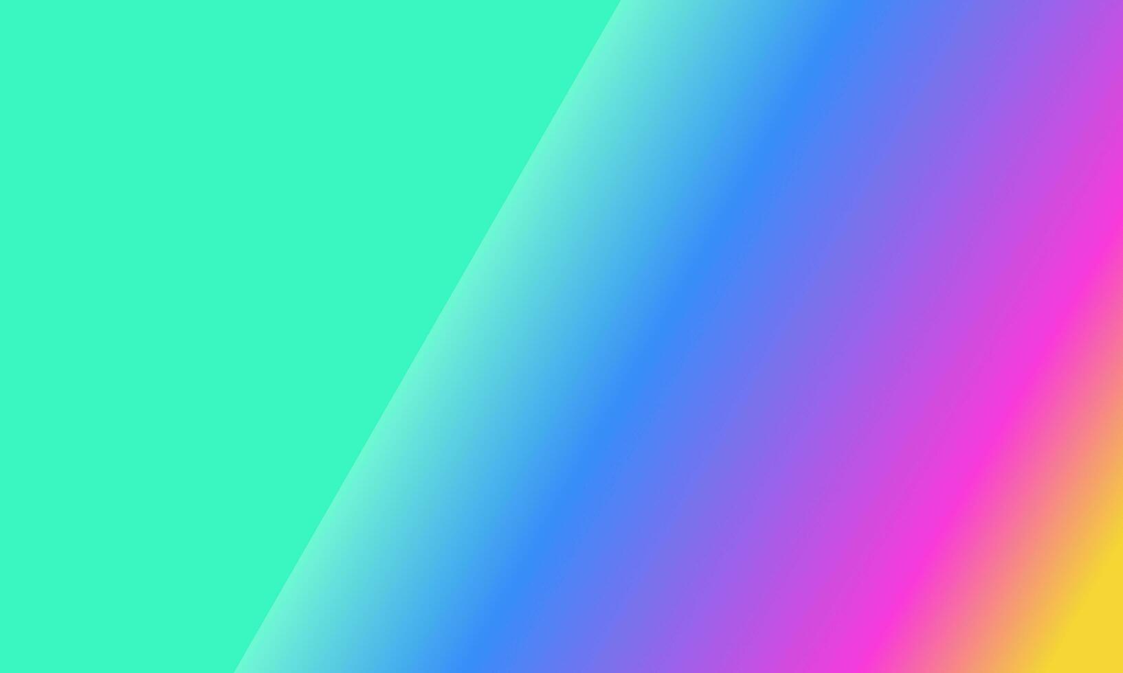 Design simple cyan,blue,yellow and pink gradient color illustration background photo