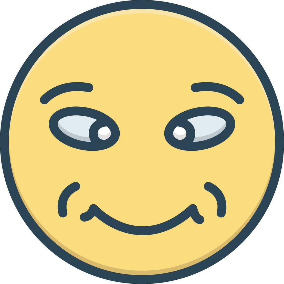 color icon for meme vector