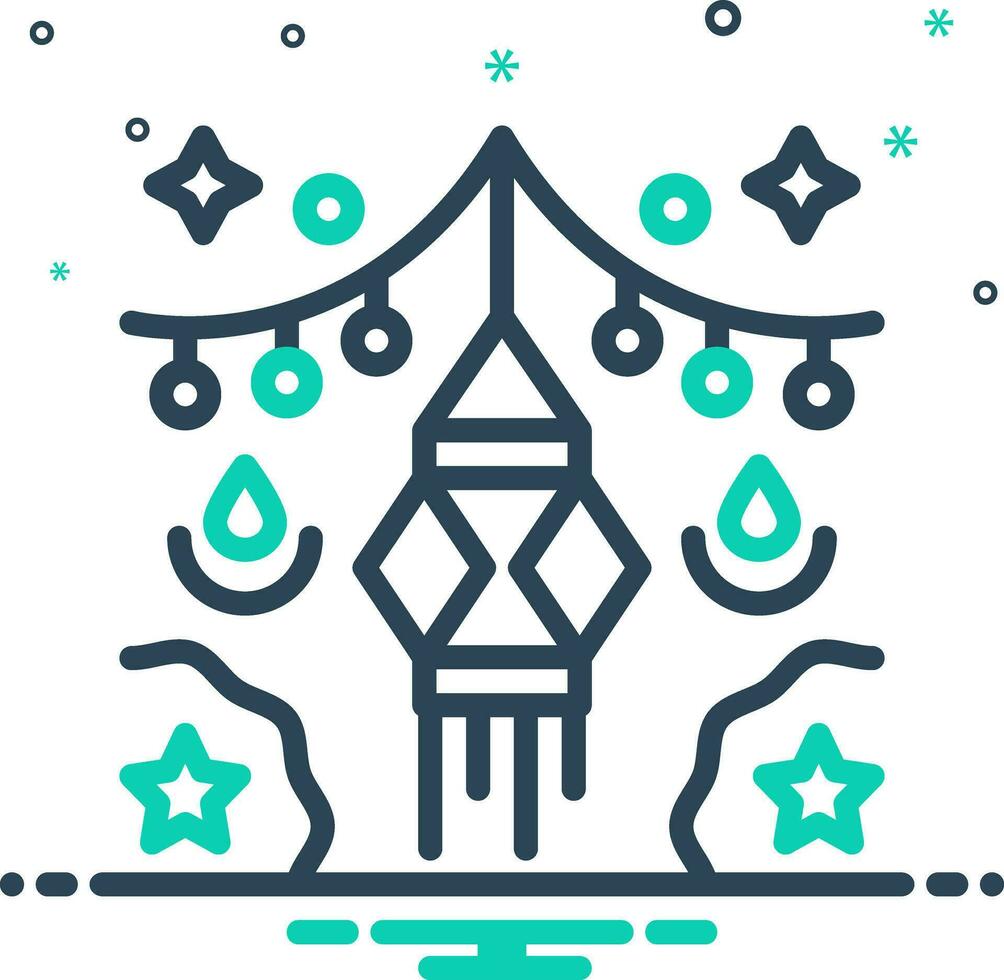 mix icon for festivals vector