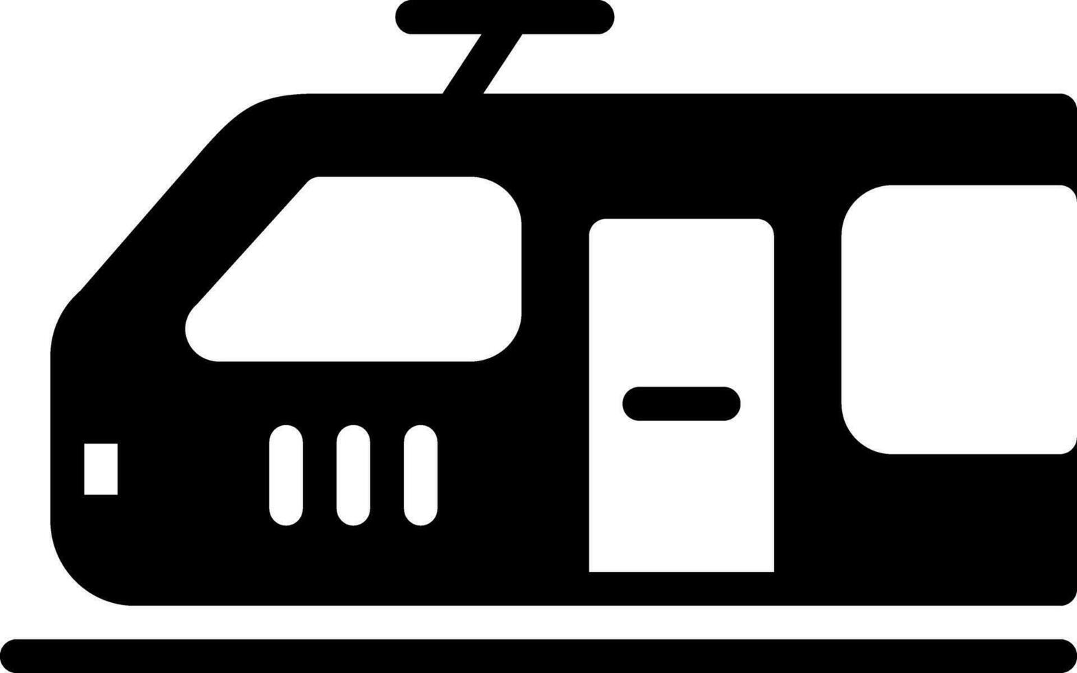 solid icon for electric engine vector