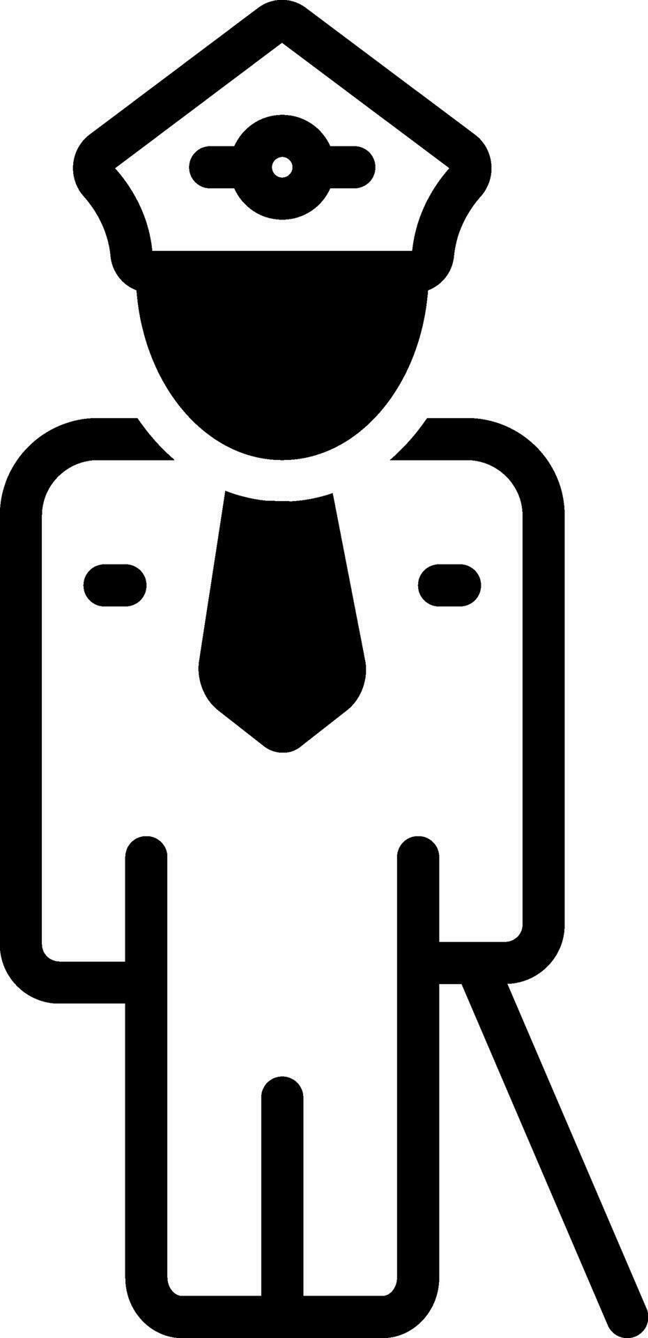 solid icon for guard 24884555 Vector Art at Vecteezy