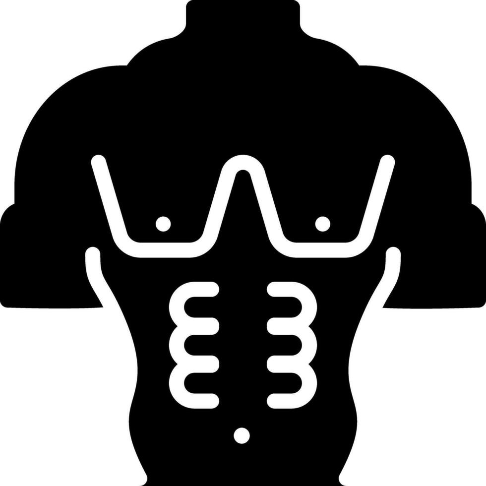 solid icon for body vector