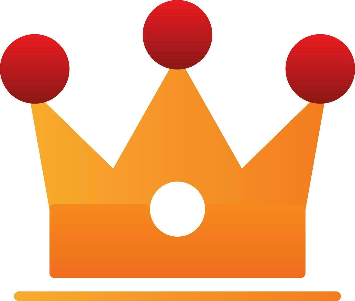 Crown Vector Icon Design
